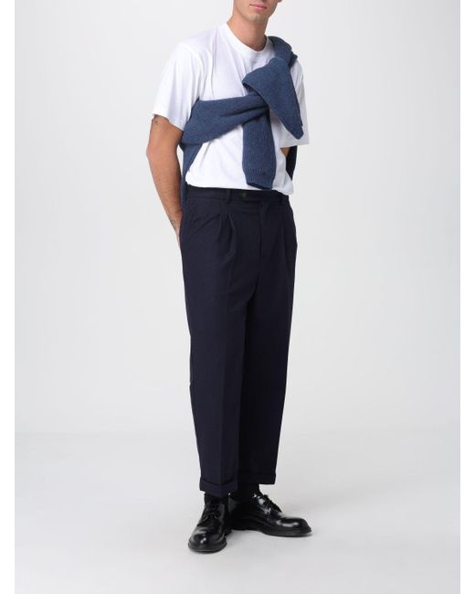 Maglia A Girocollo Basic di Moschino Couture in Blue da Uomo