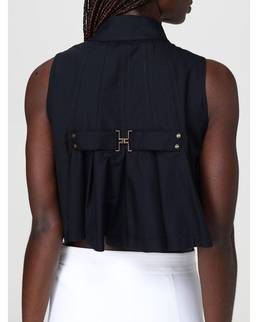 Elisabetta Franchi Black Cotton Shirt