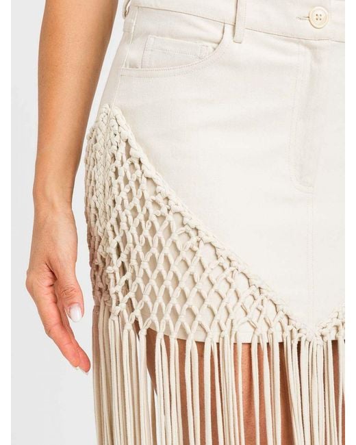 Twinset Natural Skirt