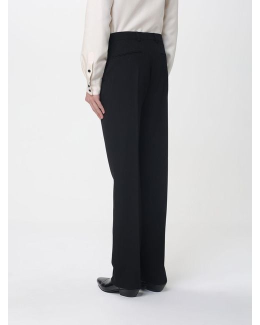 Valentino Black Classic Wool Trousers for men