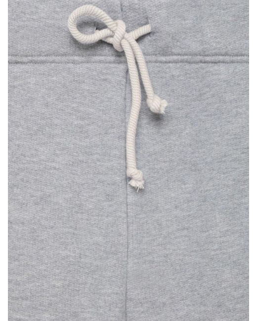 Autry Gray Cotton Jogging Trousers for men