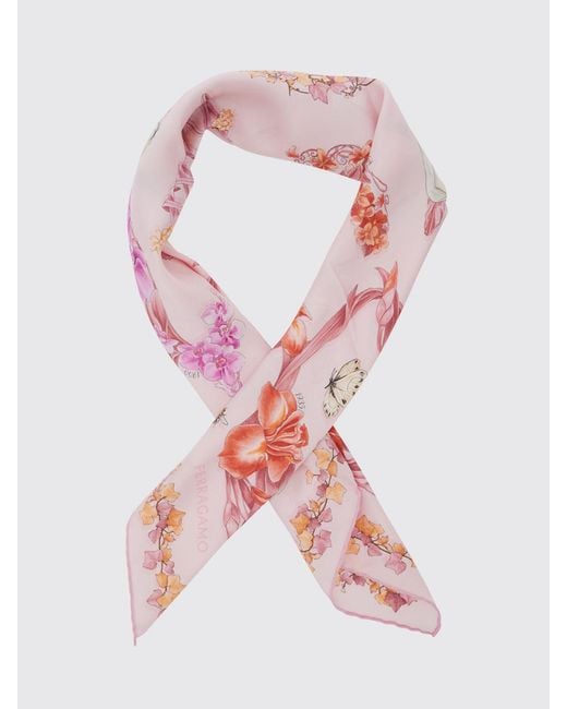 Ferragamo Pink Scarf
