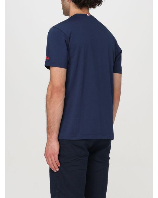 T-shirt Mc2 Saint Barth pour homme en coloris Blue