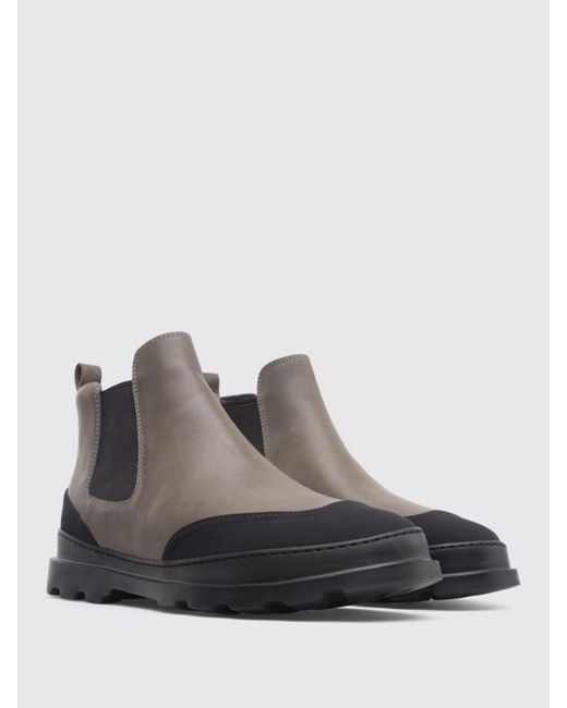 Camper Multicolor Brutus Leather Ankle Boots for men