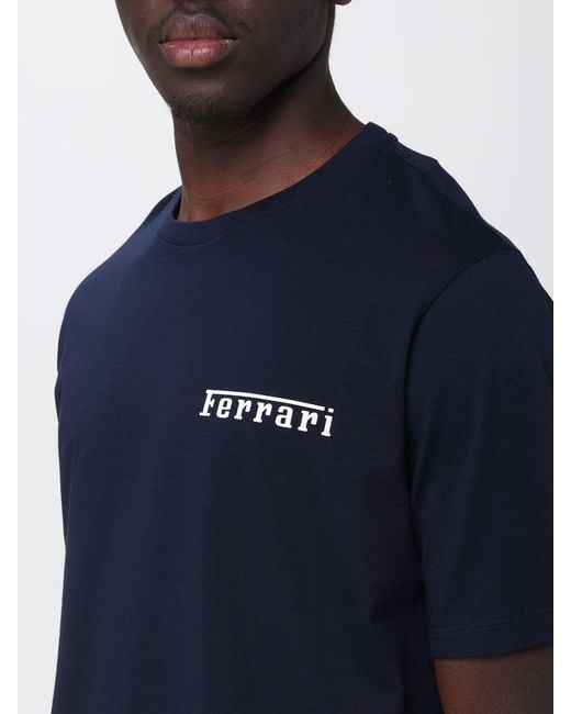 Ferrari Blue T-Shirt for men