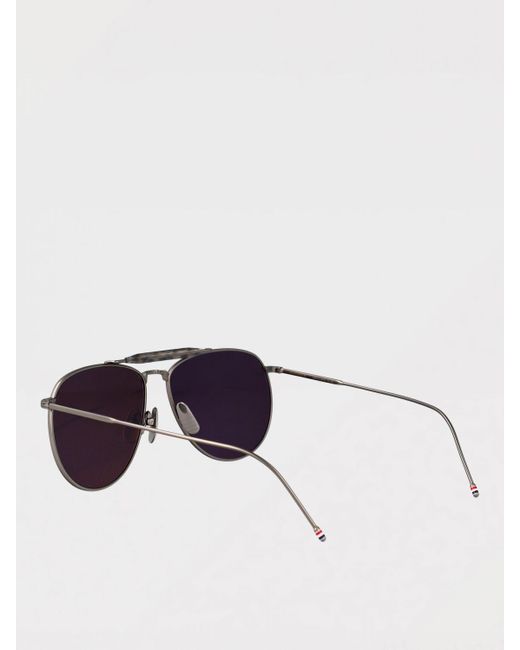 Thom Browne White Metal Sunglasses for men