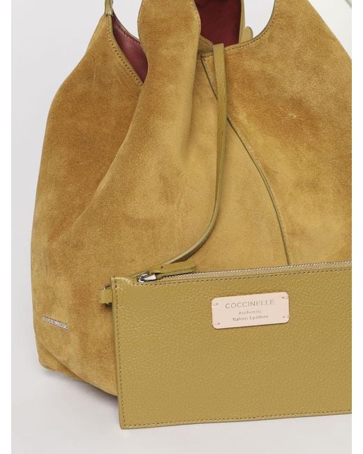 Coccinelle Natural C-Easy Suede Bag