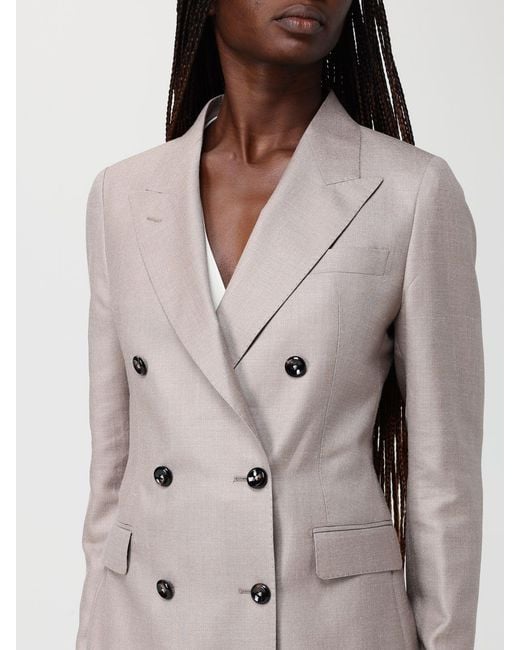 Tagliatore Natural Double-Breasted Blazer
