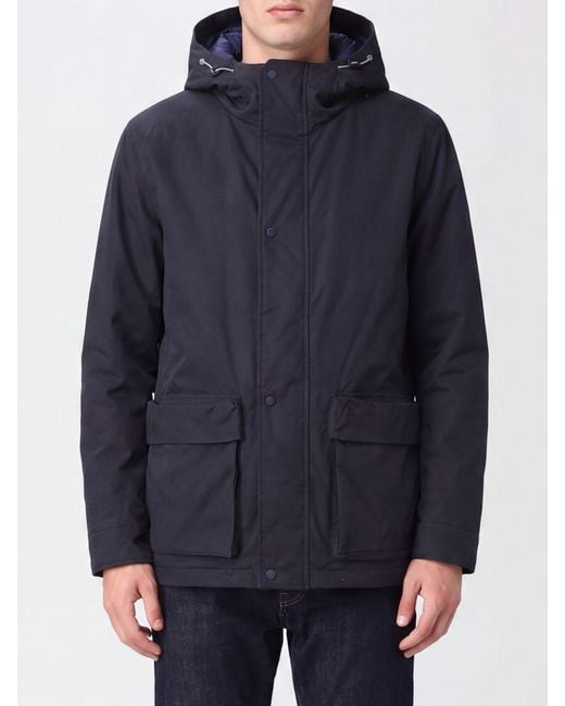 Herno Blue Short Parka for men