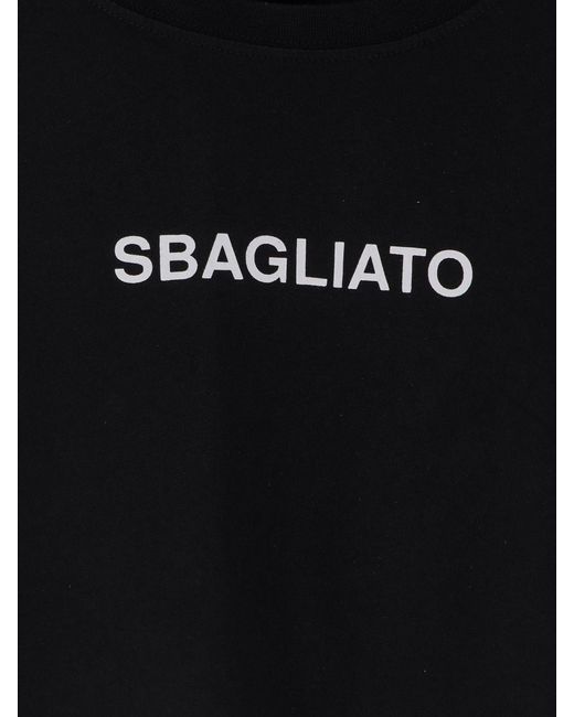 Aspesi Black Cotton Slogan T-Shirt for men