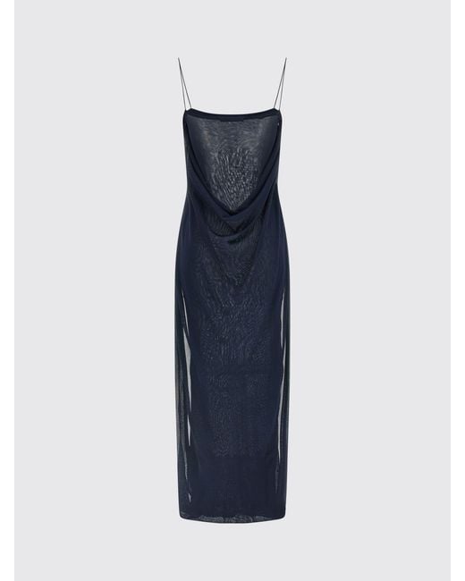 Jacquemus Blue Viscose Dress