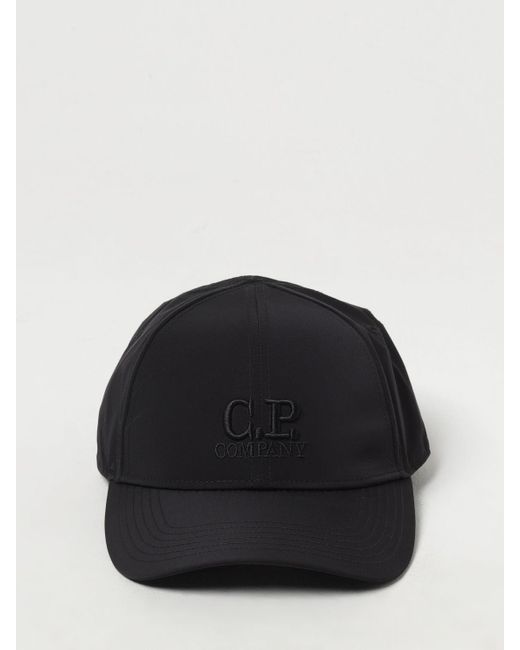 Cappello in twill di C P Company in Black da Uomo