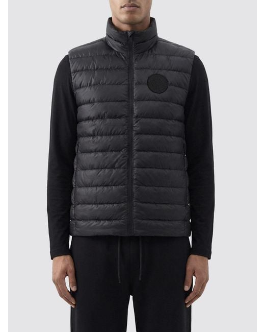 Canada Goose Black Stratus Padded Nylon Gilet for men