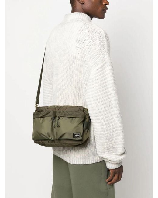 Porter-Yoshida and Co Gray Nylon Shoulder Bag for men