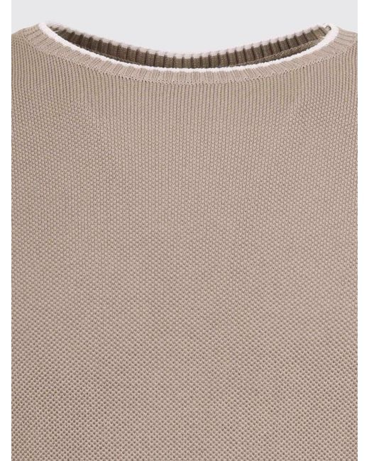 Fedeli Gray Jumper for men