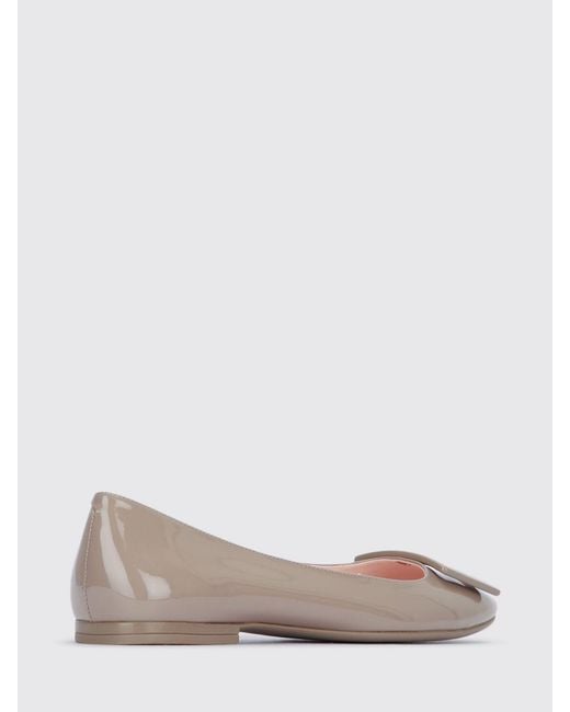 Roger Vivier Pink U Look Patent Leather Ballerinas