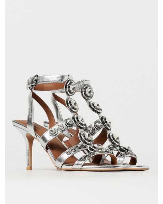 Sandalias Octavia con tacón de 85 mm Kurt Geiger de color Metallic