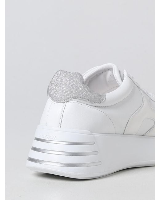 Baskets Rebel H564 En Cuir Hogan en coloris White