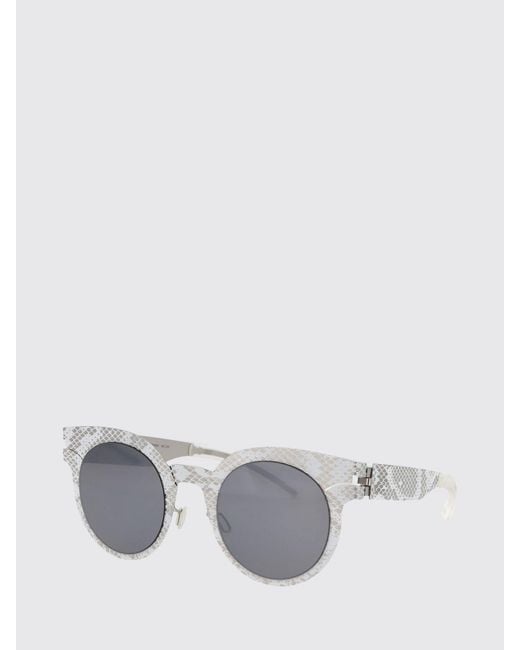 Mykita Gray Mmtransfer001 Metal Python Print Sunglasses for men