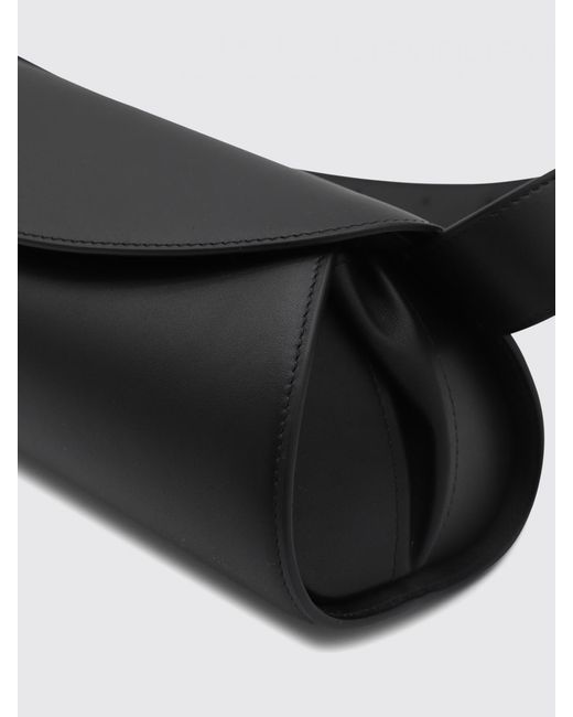 Jil Sander White Cannolo Leather Bag for men