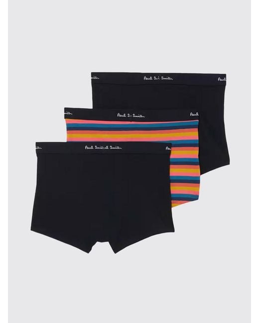 Paul Smith Black Set Of 3 Cotton Boxers for men