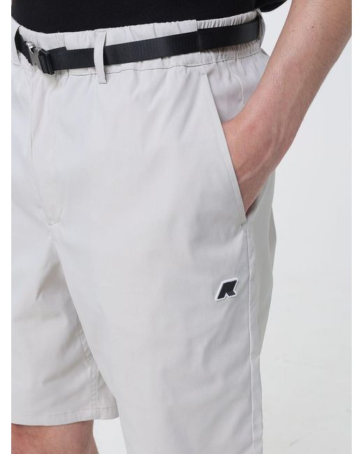 K-Way Gray Drawstring Shorts for men