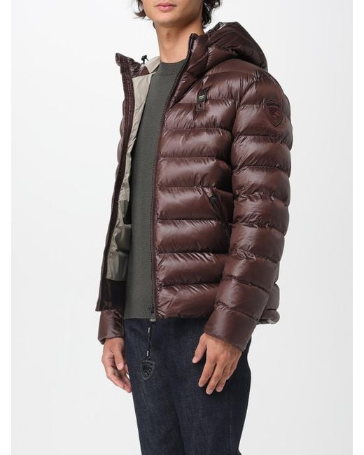 Blauer Jacke Herren in Brown für Herren