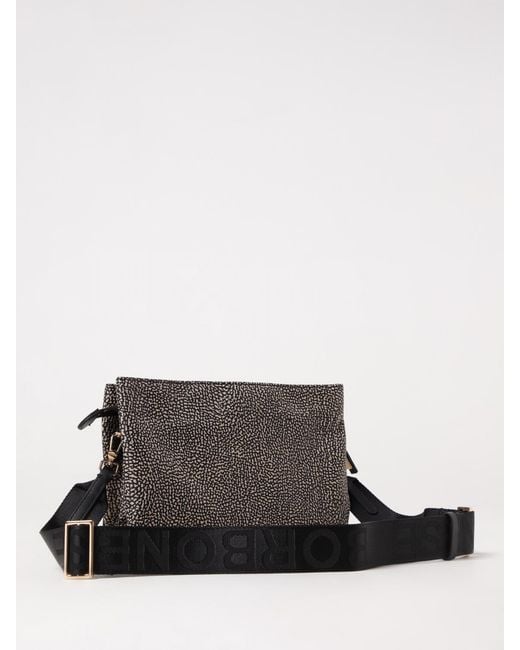 Borbonese Gray Shoulder Bag
