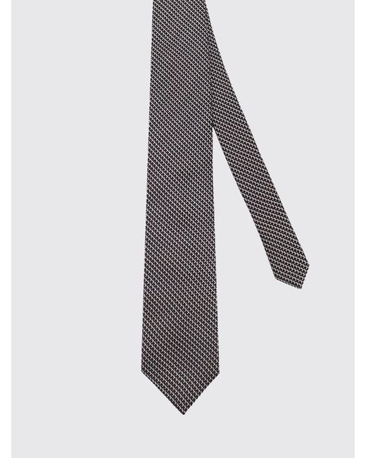 Tom Ford Black Jacquard Silk Tie for men