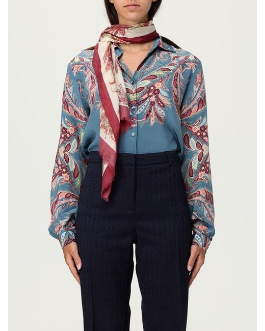Etro White Scarf