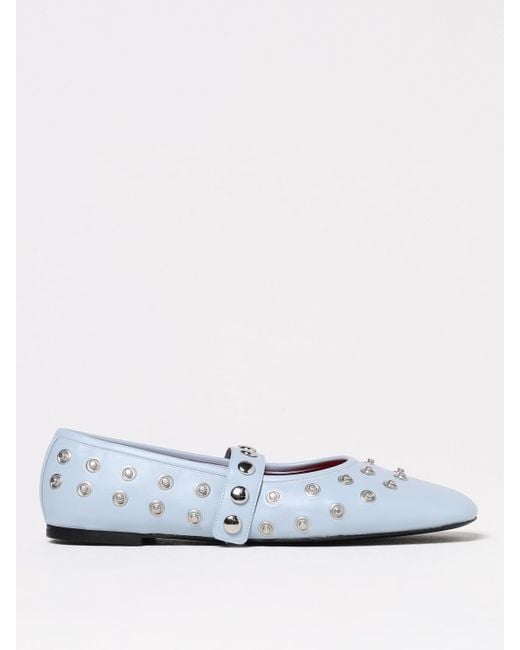 Stella McCartney White Ryder Ballet Flats