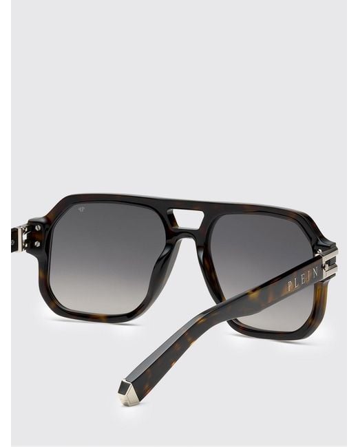 Philipp Plein Gray Sunglasses for men