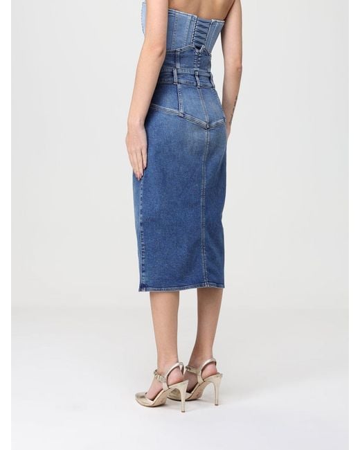 Elisabetta Franchi Blue Skirt