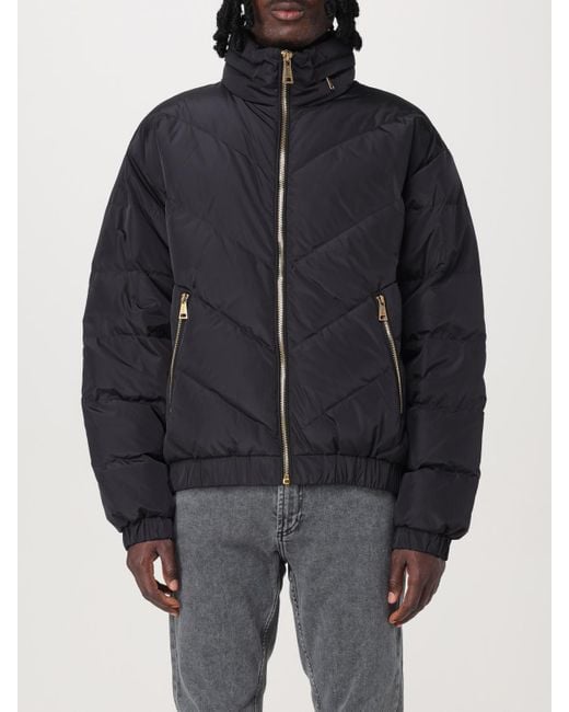 Versace Jeans Couture Black Quilted Nylon Jacket for men