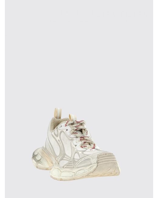 Balenciaga White 3Xl Laminated Mesh And Rubber Sneakers