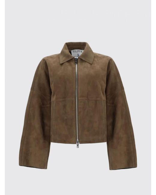 Filippa K Natural Suede Leather Jacket