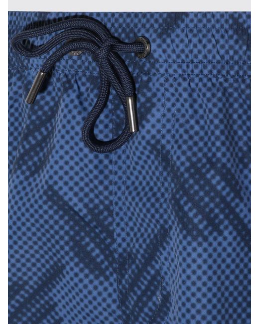 Daily Paper Blue Printed Polyester Swimsuit for men
