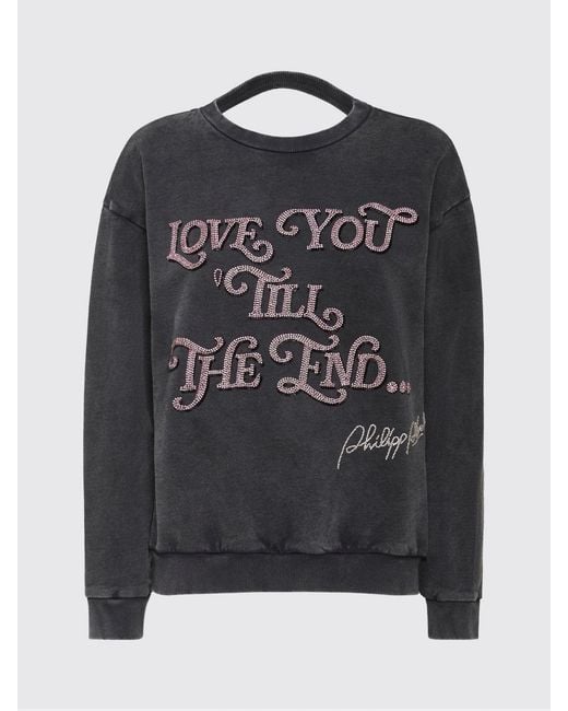Philipp Plein Gray Sweatshirt