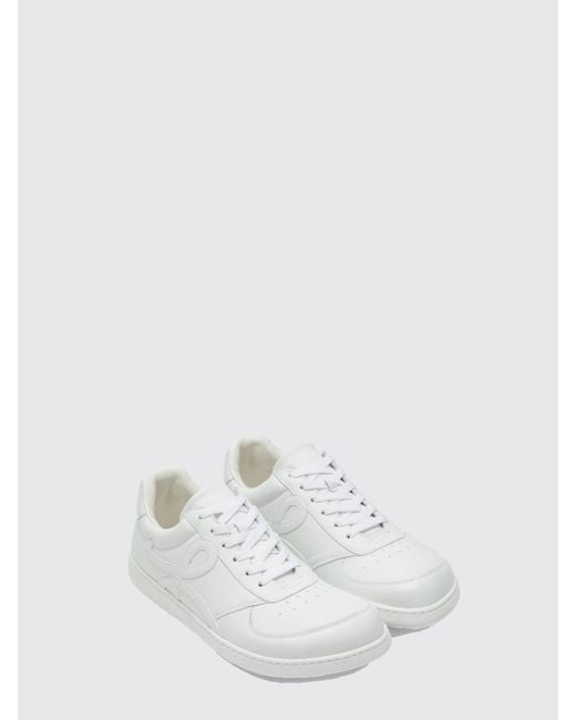 Loewe White Jambo Leather Sneakers for men
