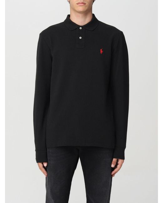 Polo Ralph Lauren Polo Shirt in Black for Men Lyst Canada
