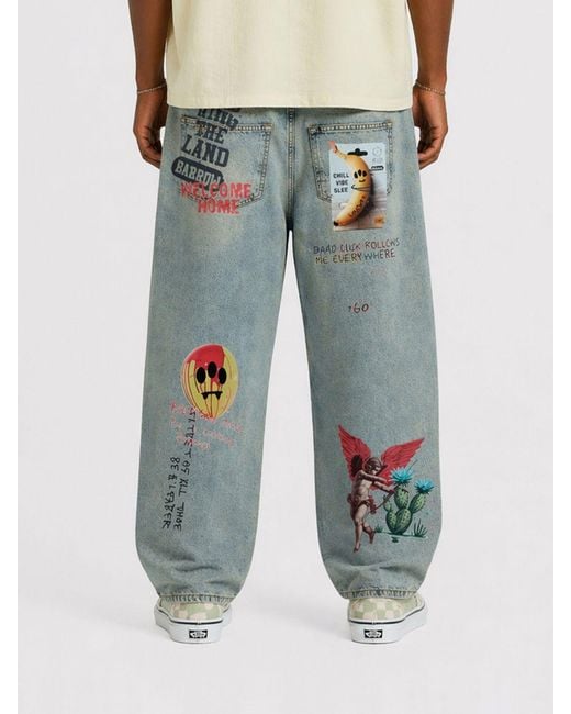 Barrow Blue Pants for men