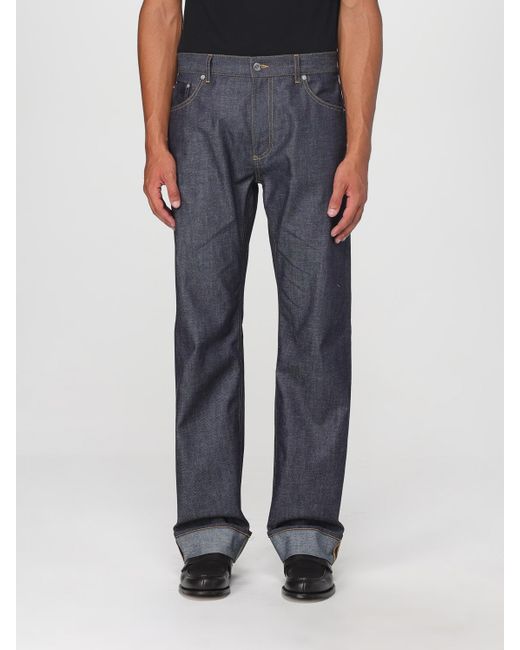 Bottega Veneta Blue Pants for men