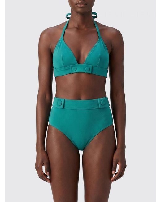 Eres Blue Stretch Polyamide Bikini Top