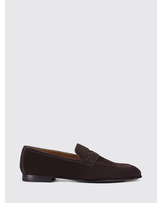 Doucal's White Suede Loafer for men