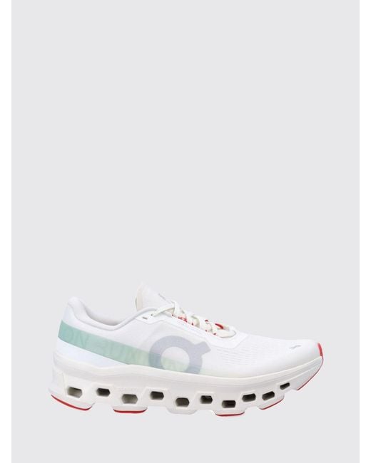 On Shoes White Cloudmonster 1 Recycled Mesh Sneakers On for men
