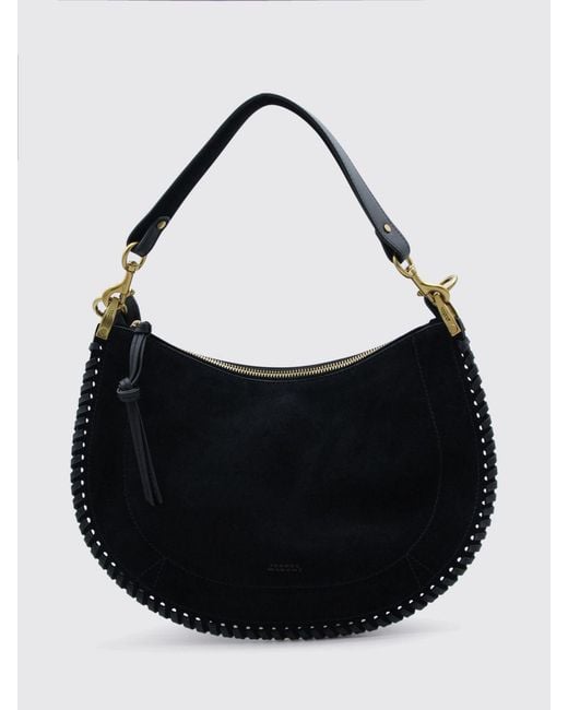 Isabel Marant Black Oskan Suede Bag