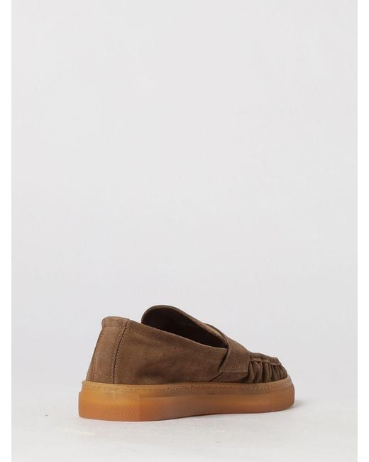 COPENHAGEN Brown Paia Suede Loafers for men