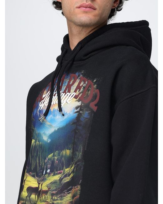 DSquared² Blue Sweatshirt for men