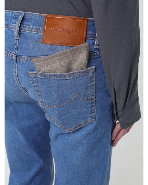 Jacob Cohen Blue Slim Fit Stretch Denim Jeans for men