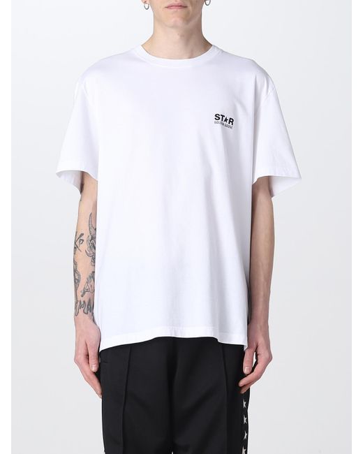 T-Shirt Homme Golden Goose Deluxe Brand pour homme en coloris White